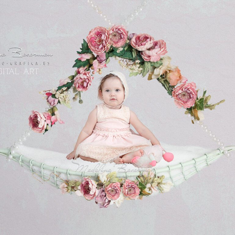 ANASTASIA EN EL BARCO CON FLORES FOTOGRAFÍA FINE ART LOGROÑO LARDERO LA RIOJA ESPAÑA