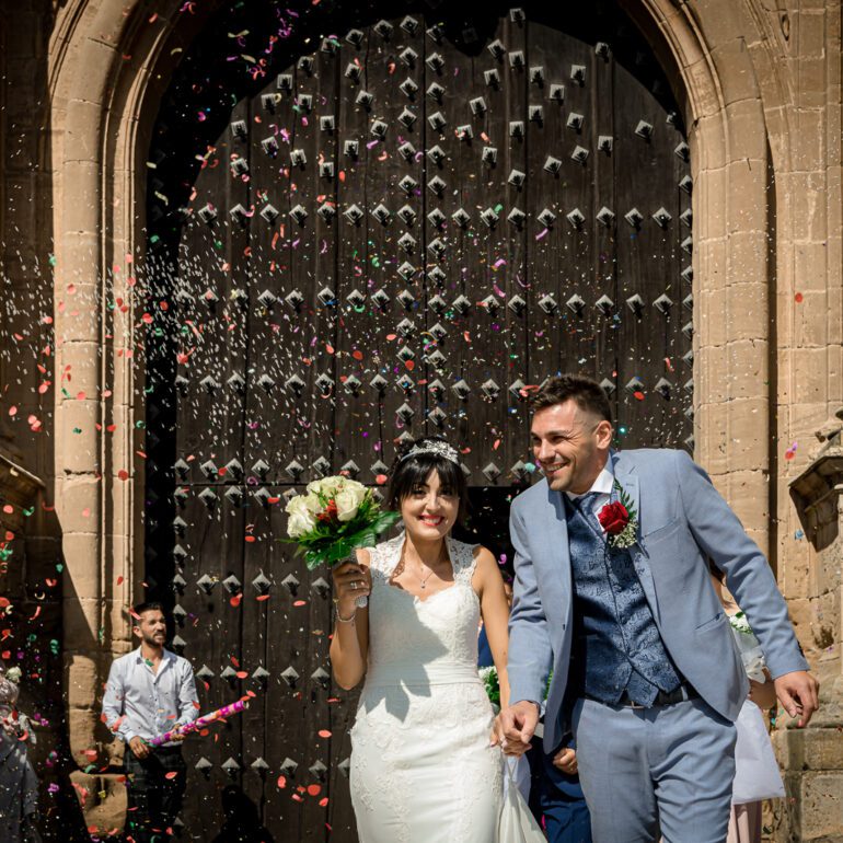 BODA ALEXANDRA Y FLORIN EN Catedral de Santa María de Calahorra LA RIOJA ESPAÑA