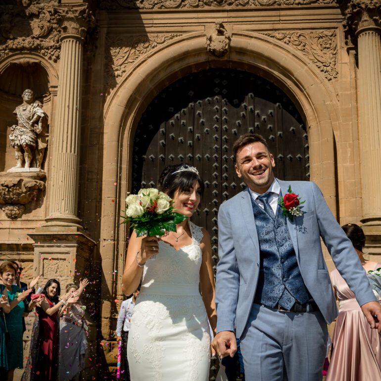 BODA ALEXANDRA Y FLORIN EN Catedral de Santa María de Calahorra LA RIOJA ESPAÑA