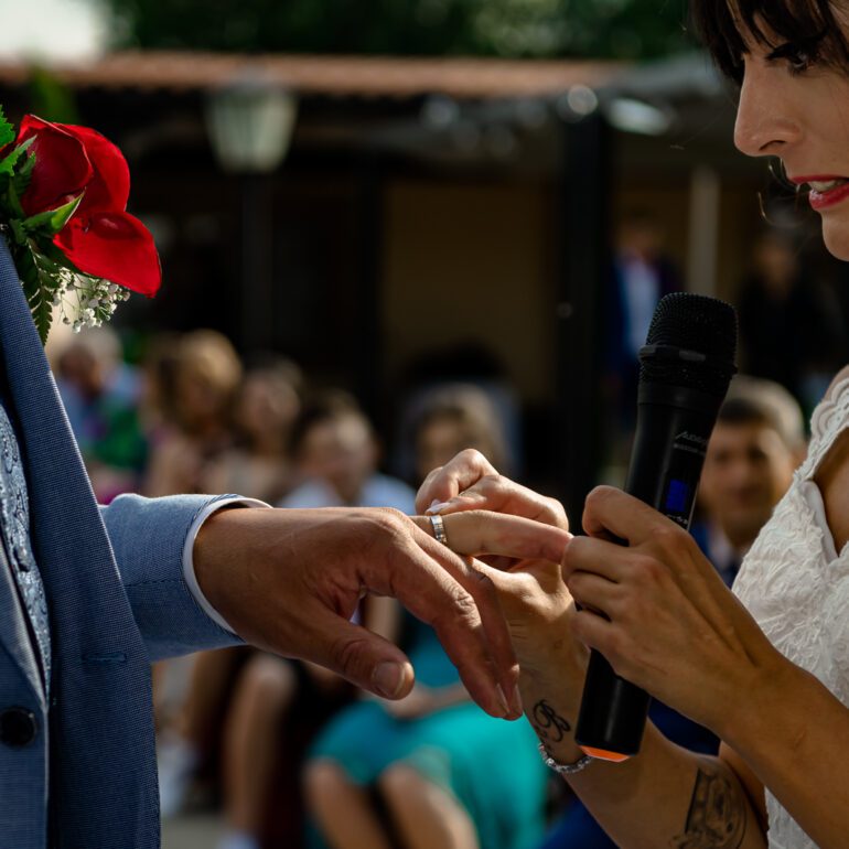 CEREMONIA CIVIL BODA ALEXANDRA Y FLORIN EN Restaurante Tío Simón EN Calahorra LA RIOJA ESPAÑA