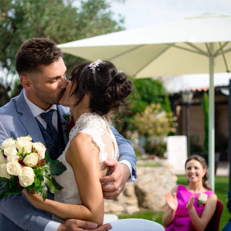 CEREMONIA CIVIL BODA ALEXANDRA Y FLORIN EN Restaurante Tío Simón EN Calahorra LA RIOJA ESPAÑA