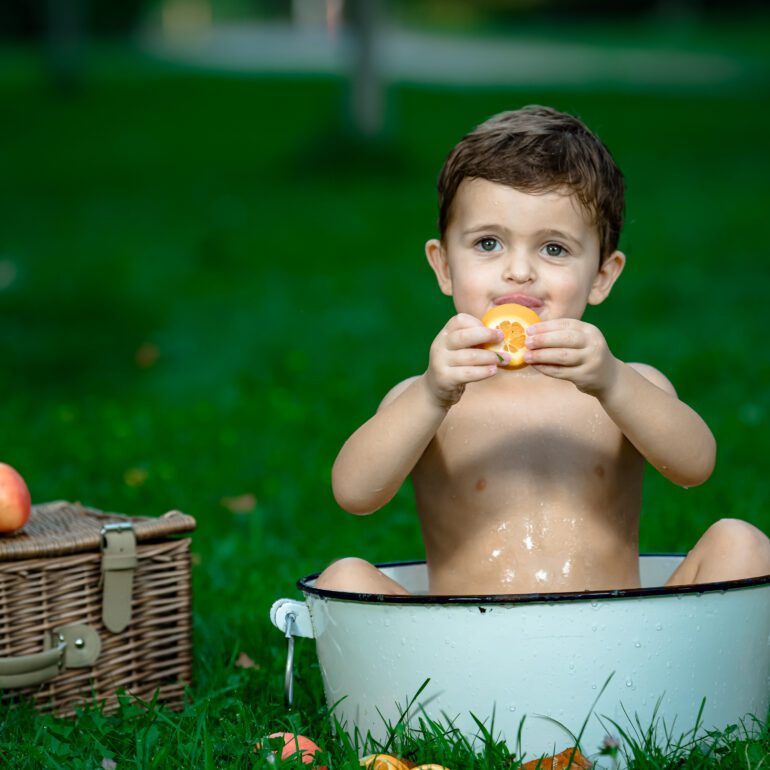Fotografía de Familia en naturaleza con Ioana Andrei y Matias