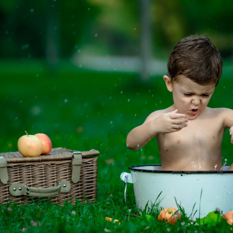 Fotografía de Familia en naturaleza con Ioana Andrei y Matias