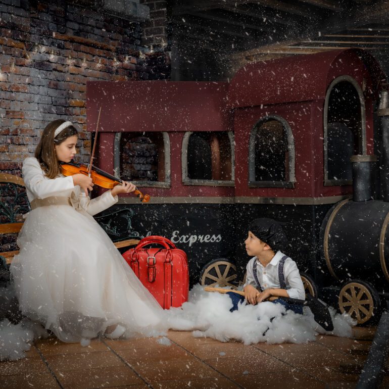 Campaña navideña Ilaria y Luca Polar Express