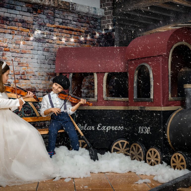 Campaña navideña Ilaria y Luca Polar Express