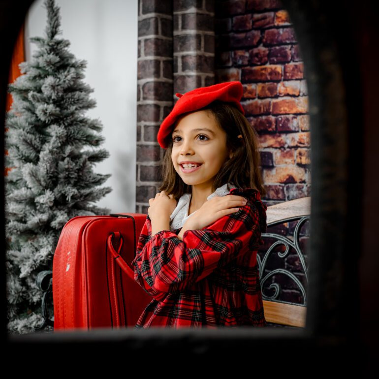 Ainhoa y Mateo Polar Express Estudio de Fotografía Madalina Basarman Logroño