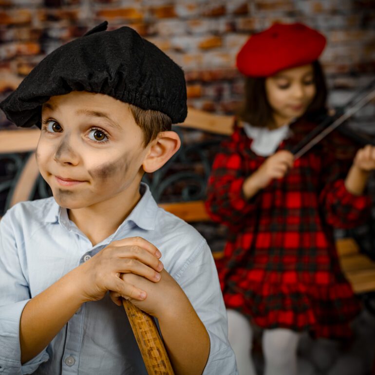 Ainhoa y Mateo Polar Express Estudio de Fotografía Madalina Basarman Logroño