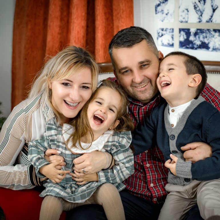 Sesion Navideña en Estudio de Fotografía Madalina Basarman en Logroño