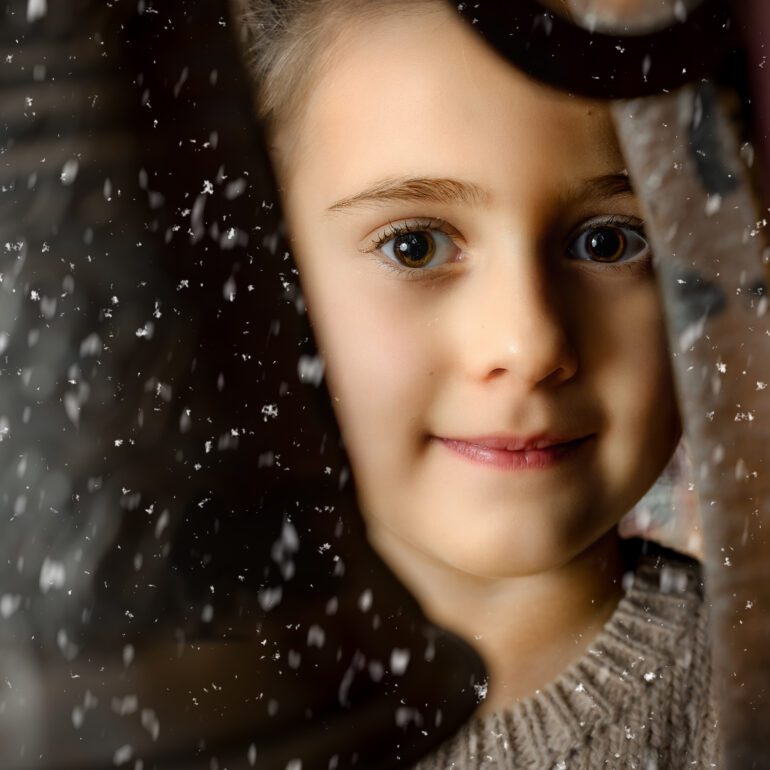 Sesion de Navidad Polar Express Estudio de Fotografía Madalina Basarman en Logroño