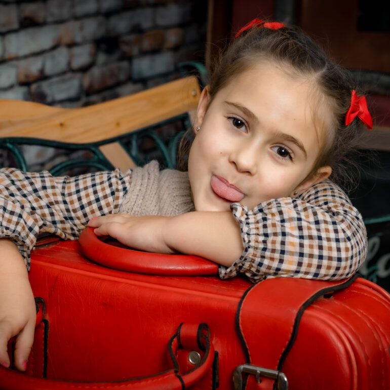 Sesion de Navidad Polar Express Estudio de Fotografía Madalina Basarman en Logroño