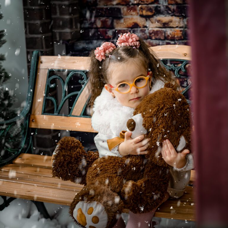 Sesion de Navidad Polar Express Estudio de Fotografía Madalina Basarman en Logroño