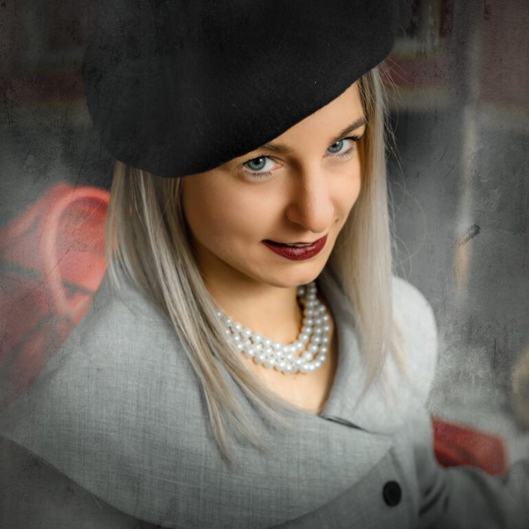 Sesion de Navidad Polar Express Estudio de Fotografía Madalina Basarman en Logroño