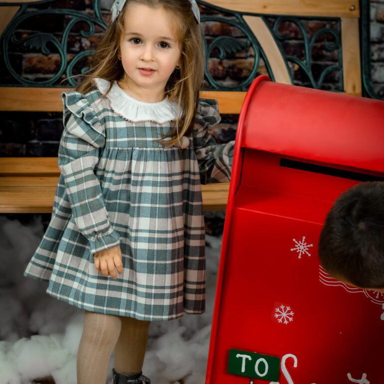 Sesion de Navidad Polar Express Estudio de Fotografía Madalina Basarman en Logroño