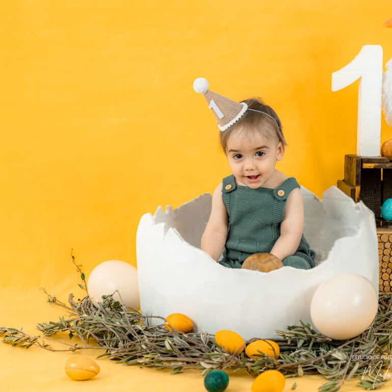 Mini sesiones Huevos de Pascua Damian Sesión primer anito