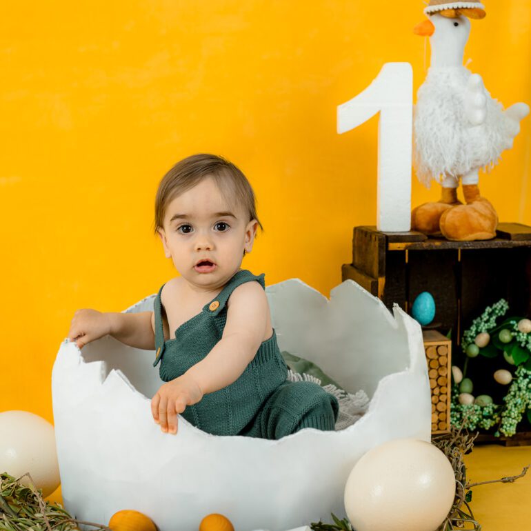 Mini sesiones Huevos de Pascua Damian Sesión primer anito