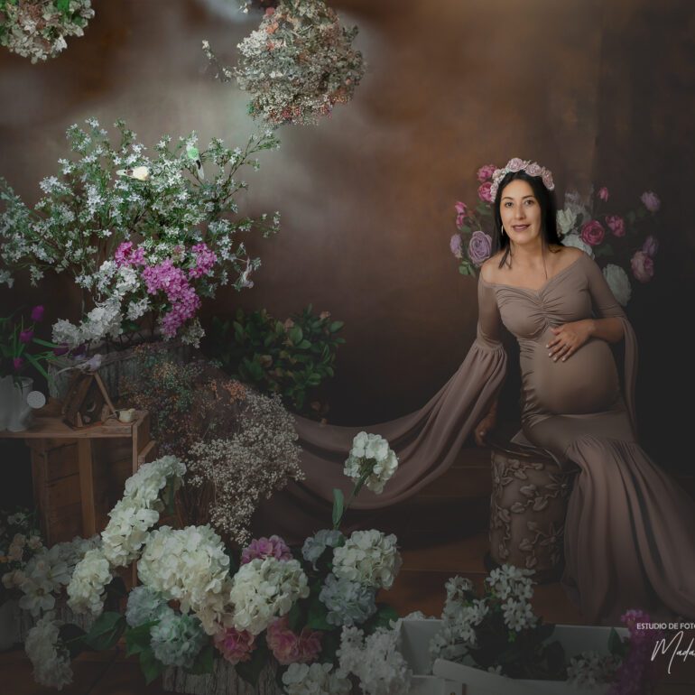 Fotografía de maternidad Rosmary embarazada con Arianne