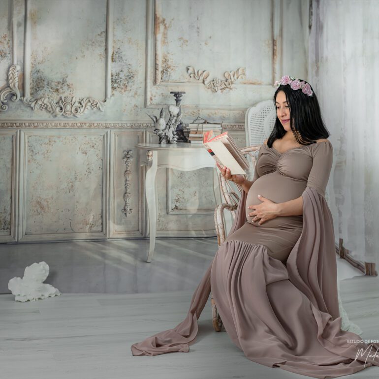 Fotografía de maternidad Rosmary embarazada con Arianne