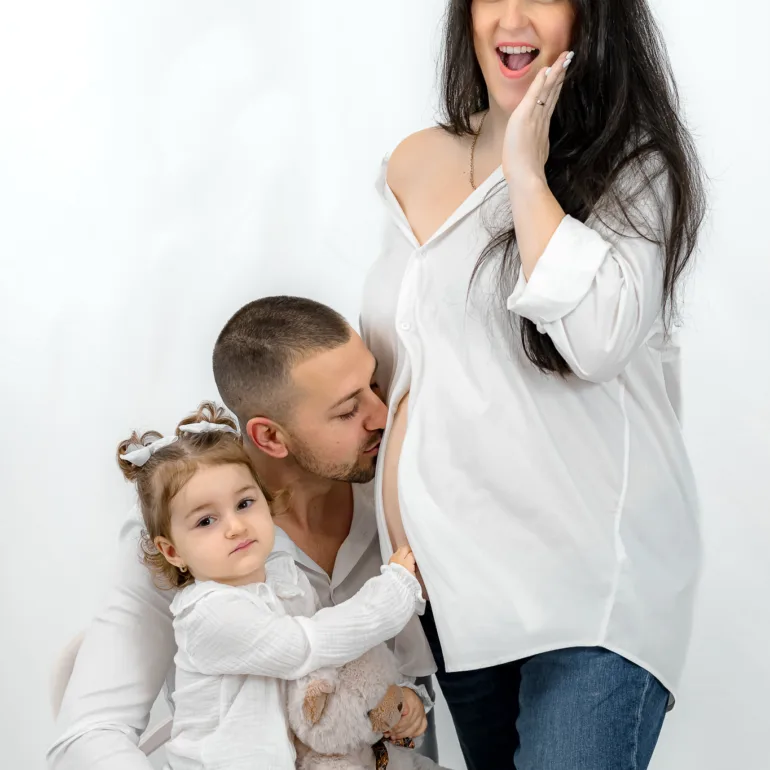 Sesion de embarazo Anamaria George y Zulema esperando a Enissa