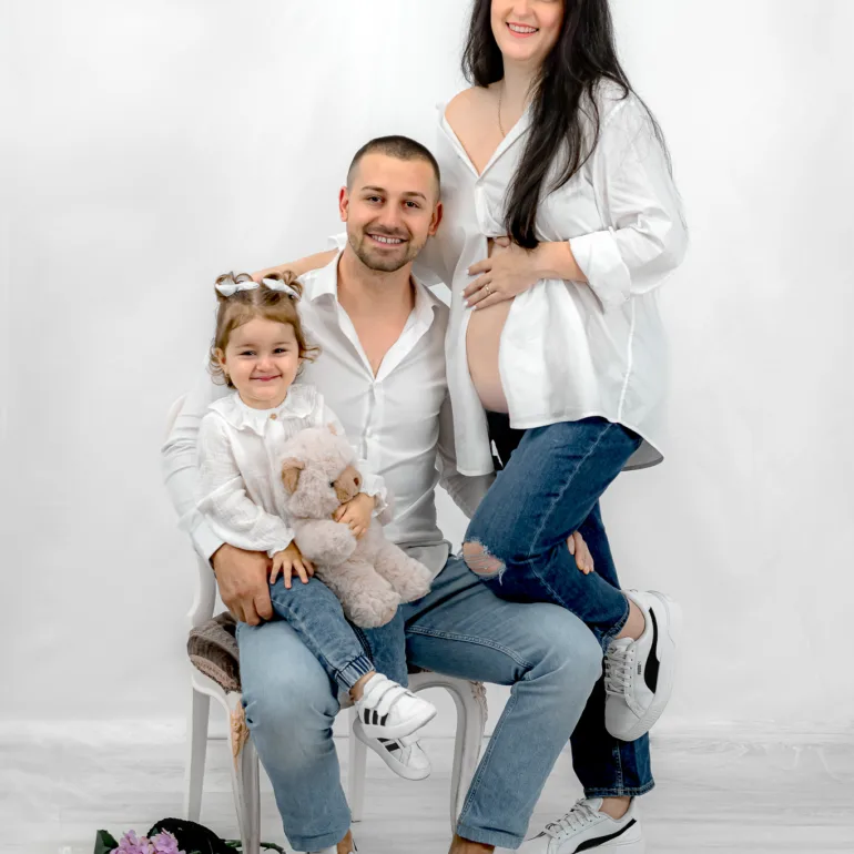 Sesion de embarazo Anamaria George y Zulema esperando a Enissa