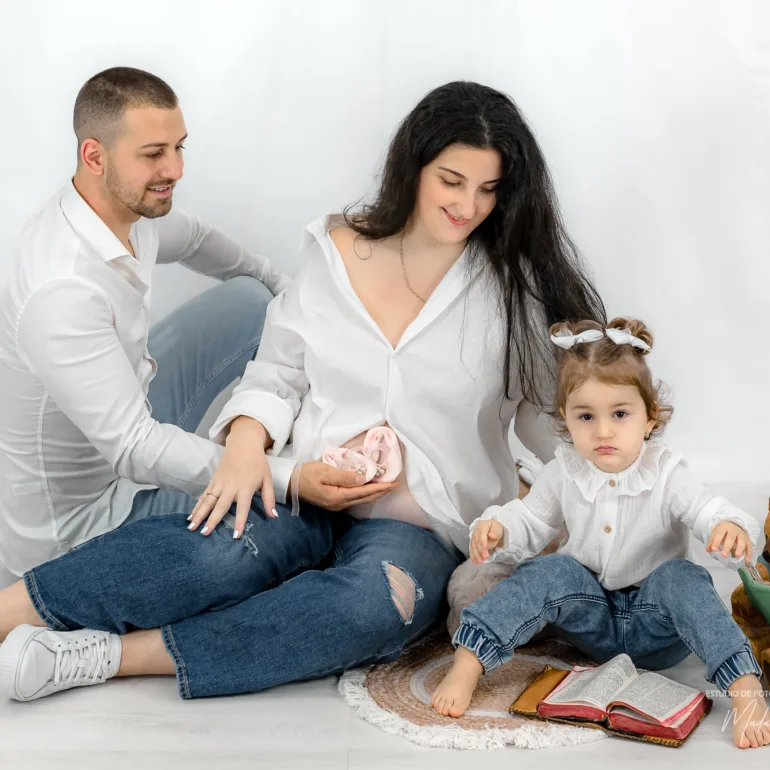 Sesion de embarazo Anamaria George y Zulema esperando a Enissa