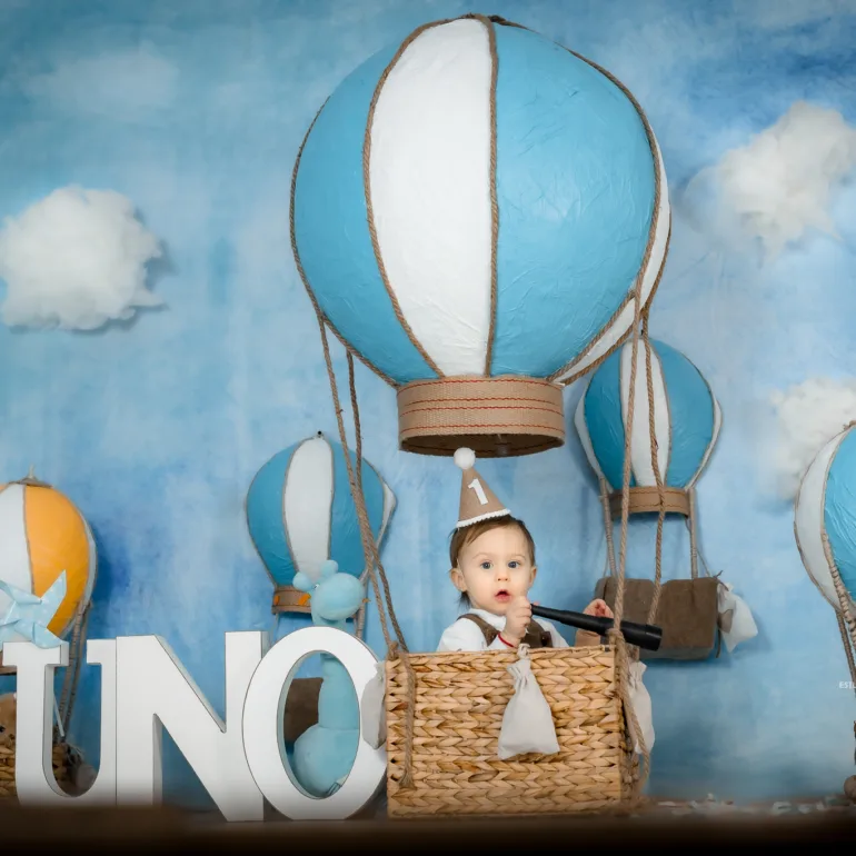 Sesion foto infantil un año Sesiones de primer cumpleaños Sesiones Smash Cake Kylian