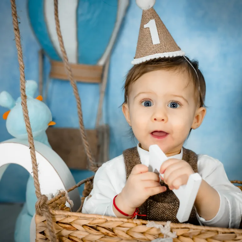 Sesion foto infantil un año Sesiones de primer cumpleaños Sesiones Smash Cake Kylian
