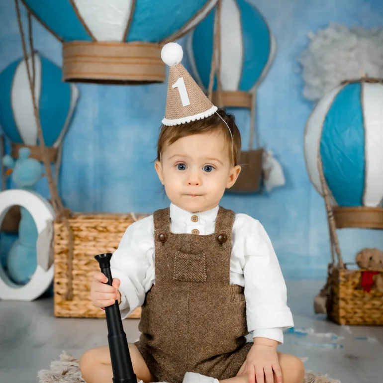 Sesion foto infantil un año Sesiones de primer cumpleaños Sesiones Smash Cake Kylian