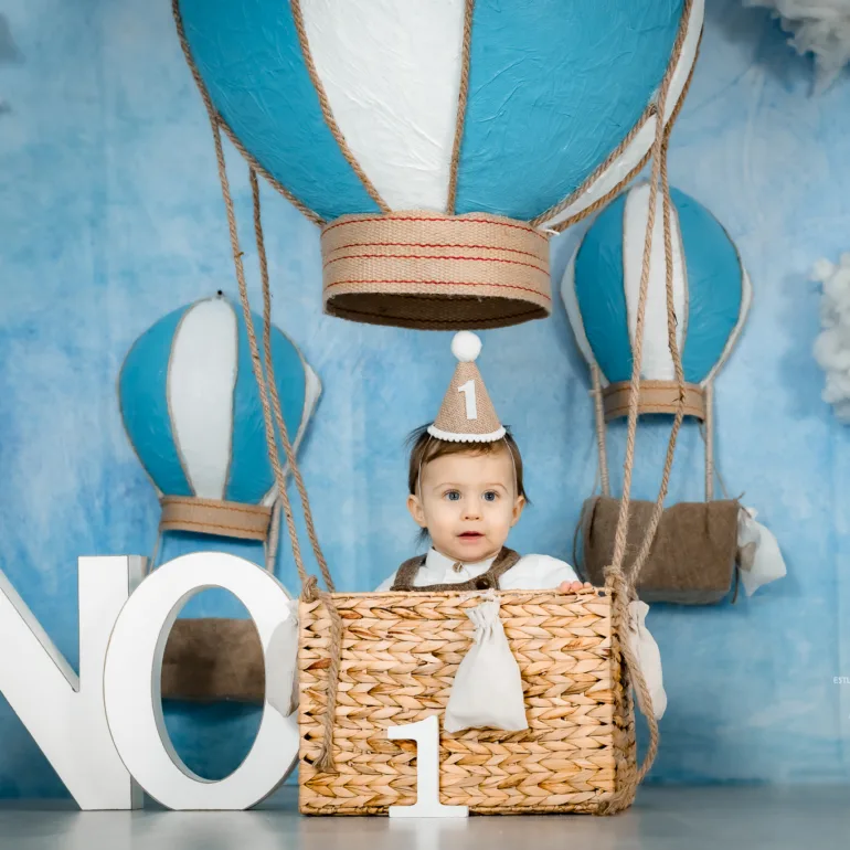 Sesion foto infantil un año Sesiones de primer cumpleaños Sesiones Smash Cake Kylian