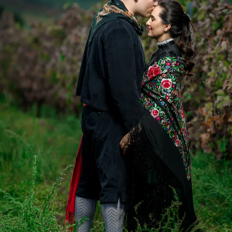 Sesion preboda Save the date Magdalena y Beny vendimiadores