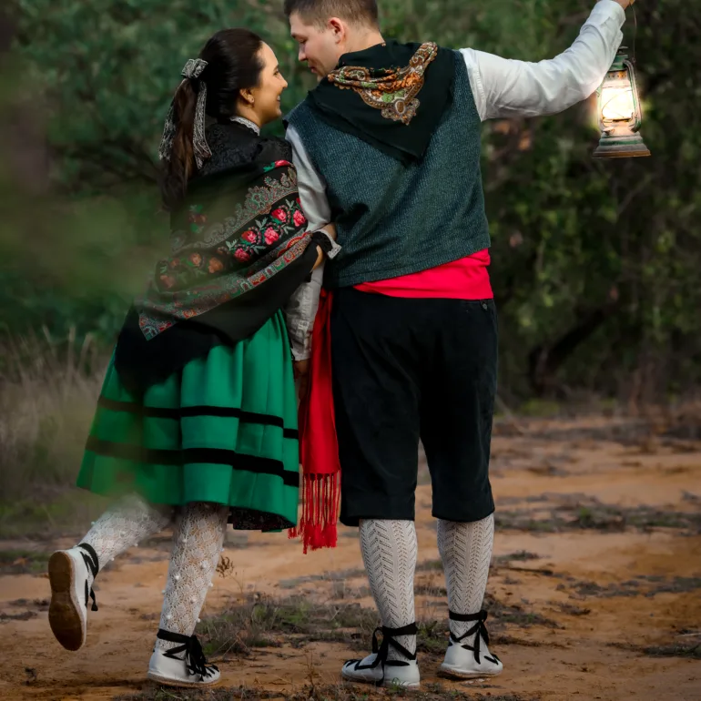 Sesion preboda Save the date Magdalena y Beny vendimiadores