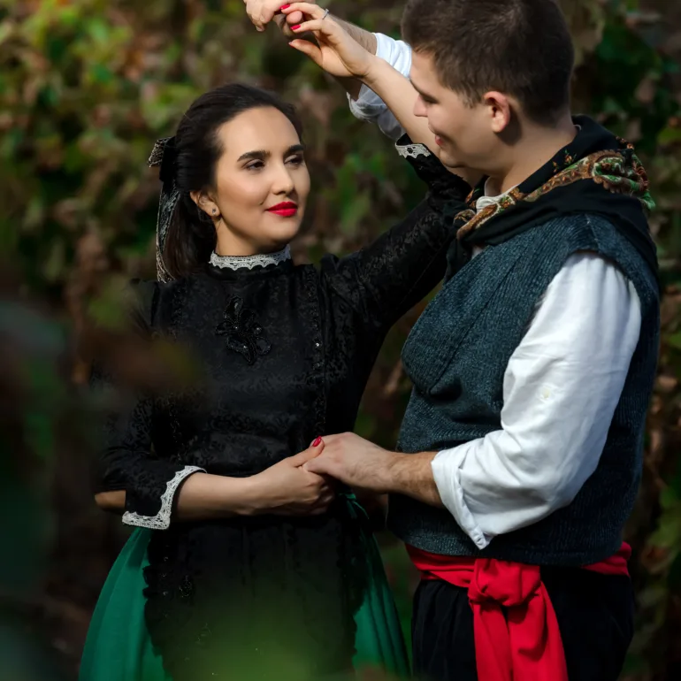 Sesion preboda Save the date Magdalena y Beny vendimiadores