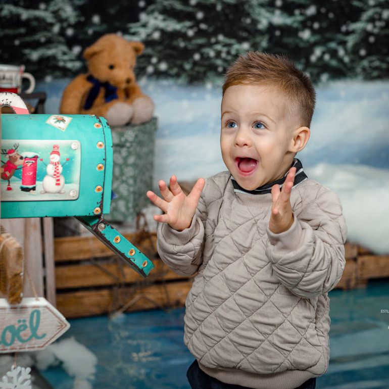 Mon Jolie Noél Navideñas Estudio de Fotografía Madalina Basarman Sesión foto Kilian