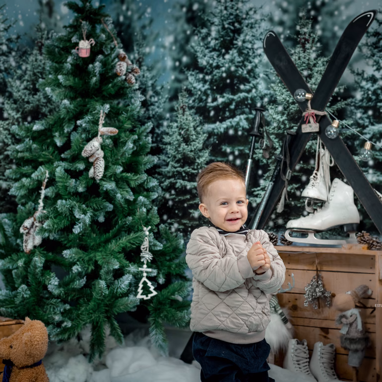 Mon Jolie Noél Navideñas Estudio de Fotografía Madalina Basarman Sesión foto Kilian