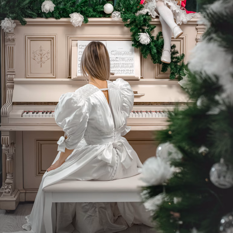 Antonia Lucas Andreea Radu Mon Jolie Noel Navidenas sesion foto navidad ()