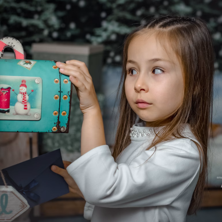 Elena Simona si Mimi Mon Jolie Noel Navidenas sesion de fotos de navidad ()