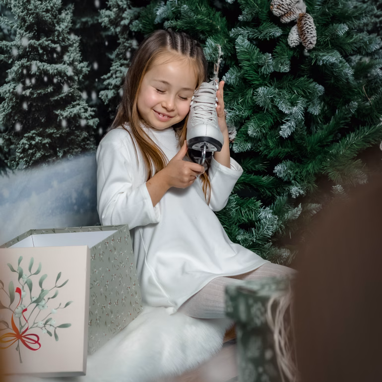 Elena Simona si Mimi Mon Jolie Noel Navidenas sesion de fotos de navidad ()