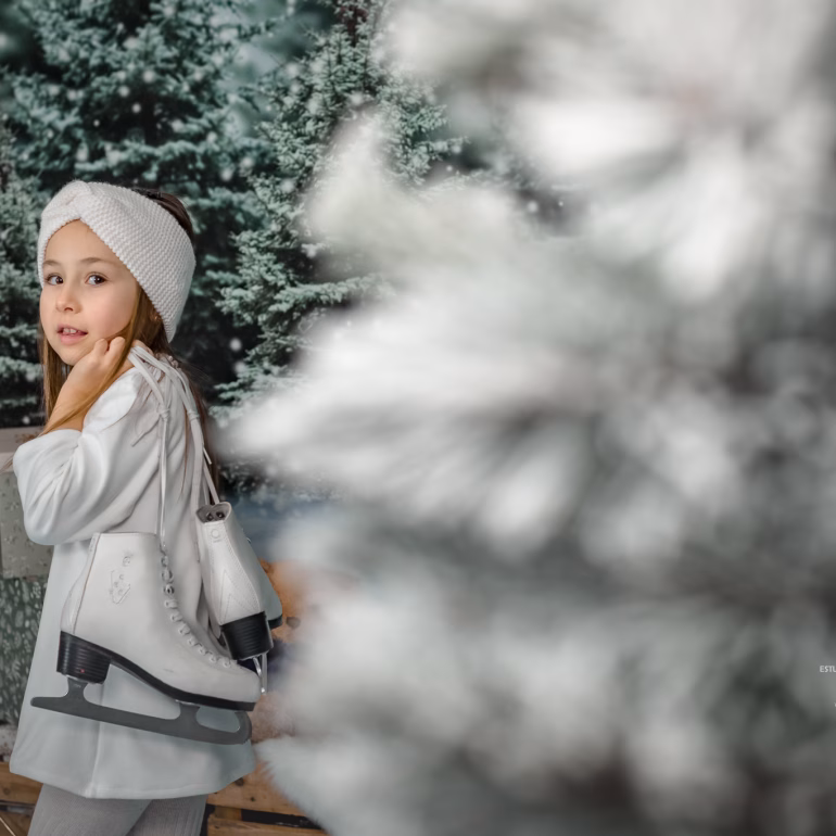 Elena Simona si Mimi Mon Jolie Noel Navidenas sesion de fotos de navidad ()