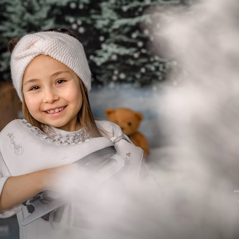 Elena Simona si Mimi Mon Jolie Noel Navidenas sesion de fotos de navidad ()