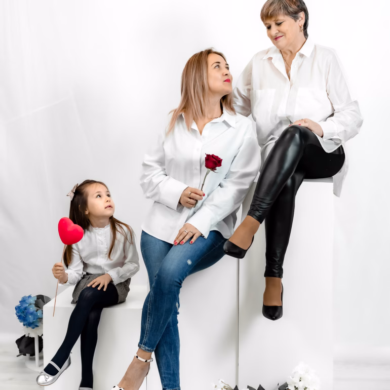 sesion foto Madre hijas Simona ()