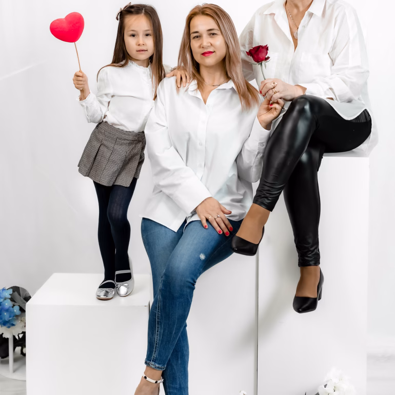 sesion foto Madre hijas Simona ()