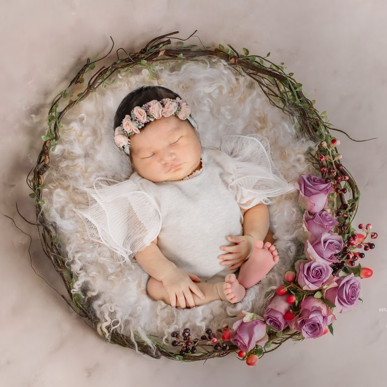 sesion foto recien nacido Martha Isabella Newborn ()