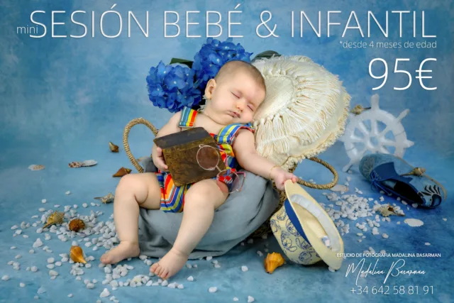 🕶️Mini Sesiones Fotográficas de Verano ✨ SESIÓN INFANTIL ✨
(Reservas abiertas para julio y agosto)
Mini Sesiones Fotográficas de Primavera

📸 ¿Qué ofrecemos?
Sesiones fotográficas especiales, diseñadas para niños y bebes
✅ Para quién: niños (¡a partir de 4 meses!).
📍 Dónde: En nuestro Estudio Fotográfico Madalina Basarman, Logroño, La Rioja.
📅 Cuándo: julio y agosto 2025 - bajo disponiblidad.
¿Por qué elegirnos?
📷 Fotografías profesionales que inmortalizan las mejores sonrisas.
Duracion de la sesion (de la cita) 30 minutos.
El precio de 95e está para un niño solo. Cada niño extra +10e
📲 Reserva ya: Envía un mensaje a info@madalinabasarman.es o escríbenos por WhatsApp.
#madalinabasarman #sesiondefotos #sesionverano